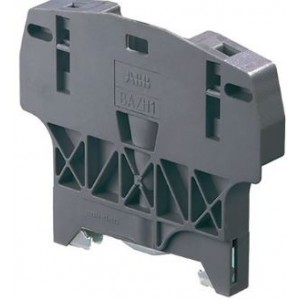 End Stop - Dark Grey for Double Deck or Power Terminals