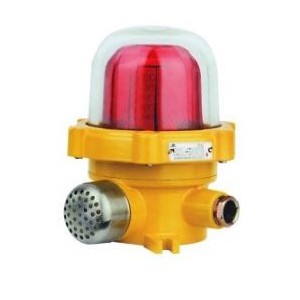 230VAC Ex. Proof LED Beacon and Sounder Yellow IP65