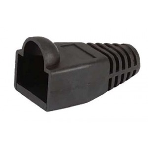 CAT5E/CAT6 Boot Black - 100 Pack