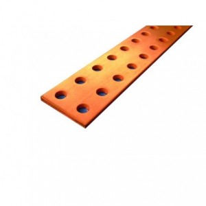 Copper Bar Double Perforated 50 x 5 x 1750mm