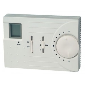 3-Speed Control with Digital Thermostat and On/Off Switch