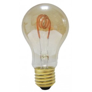 230VAC 2W A60 Quadloop LED Lamp Dimmable E27 2200K