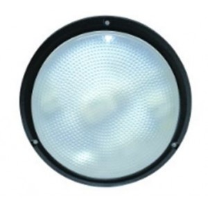 2D 16W CLEAR BLACK BULKHEAD 266DIA x 67 IP54
