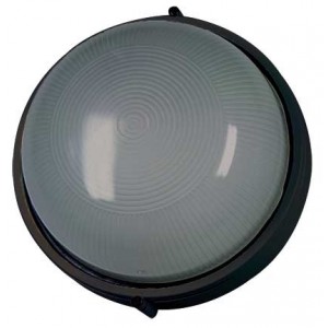9W Black LED Bulkhead 6000K IP54 180mm