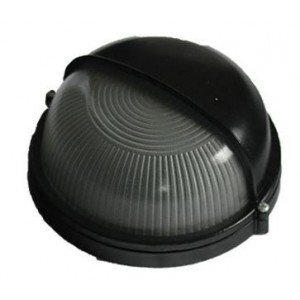 6W Black LED Eyelid Bulkhead 6000K 192MM IP54