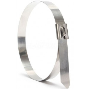 316 Stainless Steel Cable Ties 200mm x 4.6mm Ball Lock Pack of 100