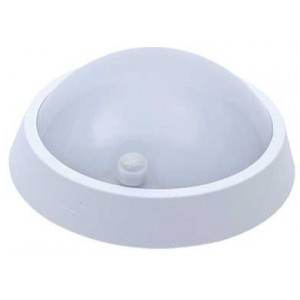 85-265VAC LED 12W Plastic White Bulkhead CCT