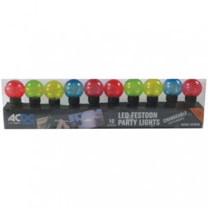 Low Voltage Belt Light 5M 10 Mix Col G50 Lamps with Adaptor