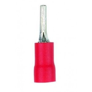 1.5mm Red Insulated Lug 10mm Pin - 20 Pack