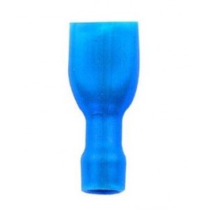 2.5mm Blue Insulated Female Disconnect Lug - 100 Pack