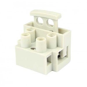 2-Way Terminal Block with Fuse Holder (2 Parts)