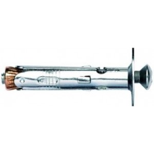 Steel Wall Plug TM 9 with Screw - 100 Pack