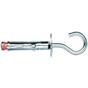 Wall Plug Steel TM 9 Open Eye - 50 Pack