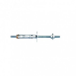 Wall Plug Steel TM 8 Double Nut 100 Pack