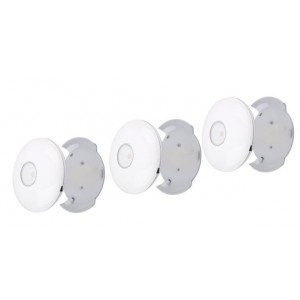 1 SMD LED 3AA Battery Operated Spotlight with Motion Sensor Kit 3-Pack