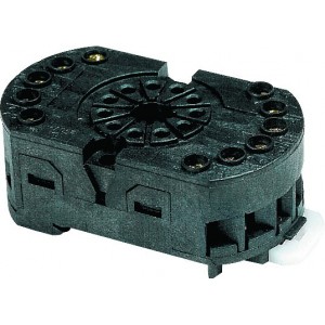 Base 8-Pin Oval IP20 Blue (300V / 10A)