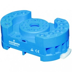 Base 11-Pin Oval IP20 Blue 300V/10A