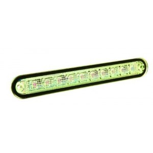 12/24VDC LED Fitting Yellow 24.7x176x14.3mm