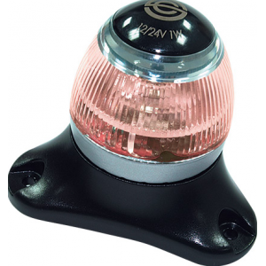 Port Red Nav Light 1.2W 9-32VDC 83x83x65mm