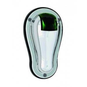 Green Starboard 1.5W 9-32VDC Navigation Light (42x110x61mm)