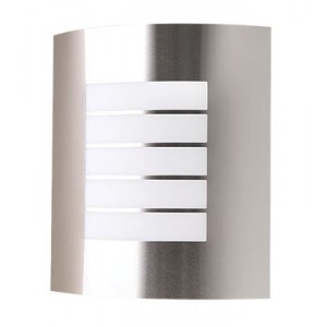 Stainless Steel E27. 60W/ESL Light Fitting