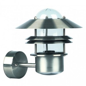 Stainless Steel E27 60W ESL Light Fitting