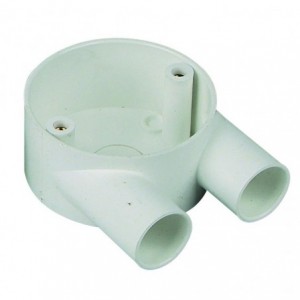 2-Way U Conduit Box 20mm