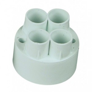 4-Way Back Entry Push-In Conduit Box 20mm