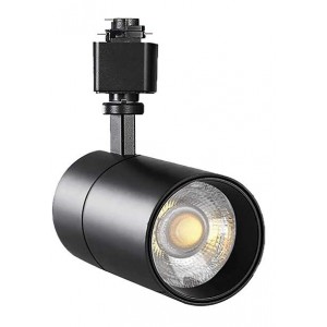 230VAC 8/10/12W 24-Degree Power and CCT Adjustable Track Light Black
