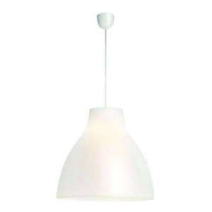 PMMA Pendant Light Fitting Opal E27 Ø300x300H with 1m