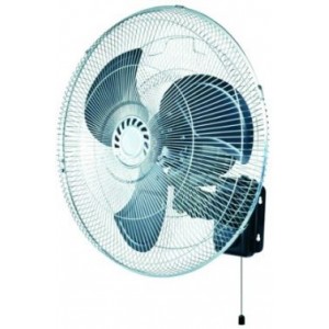 18-Inch 3-Speed Wall Mount Oscillating Fan with Remote Control (60W)