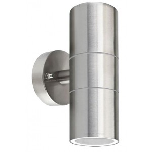 Stainless Steel GU10 2x35W Light Fitting