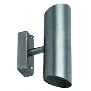 Stainless Steel GU10 2 x 35W Light Fitting