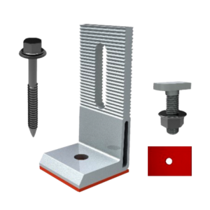 Solar Aluminium Tin Hook Complete with T-Bolt and Screws