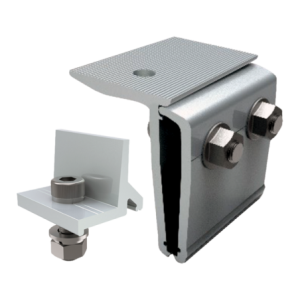 Solar Clamp Tin Roof SUS304 Clamp C/W Rail Clamp