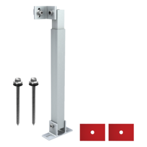 Solar Adjustable Aluminium Rear Leg 15-30 Degree with EPDM- Screws- and T-Bolt