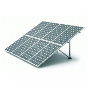 8 PV Panel Utility Mounting System with 8 Clamps