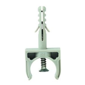 PVC Conduit Clamp Complete With Screw 20mm