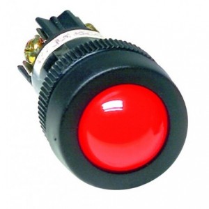 Red 48VAC/DC Econo Cluster LED 22mm