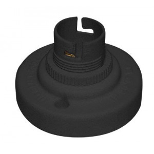 Black Nylon L/Holder B22 Batten Mount