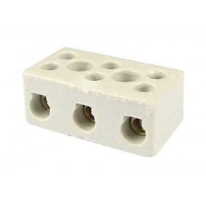 Ceramic Terminal 3 Pole 10A at 250V