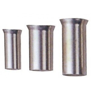 6mm Non-Insulated Bootlace Terminals - Pack of 100