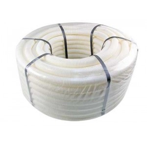 25mm White 320N PVC Flex Conduit - 5 Metre