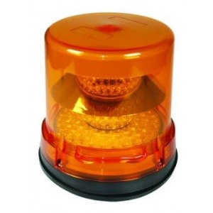 9-32VDC- AMBER- BEACON- 8 Flash Patterns High DOME- IP67