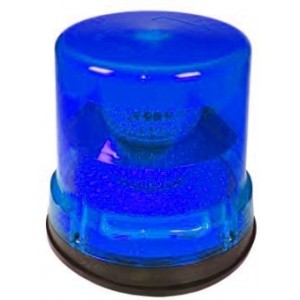 9-32VDC- BLUE-BEACON- 8 Flash Patterns High DOME- IP67