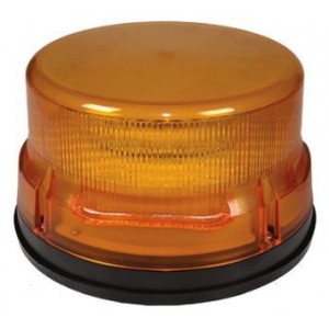 Amber Low Dome Beacon 9-32VDC IP67 with 8 Flash Patterns