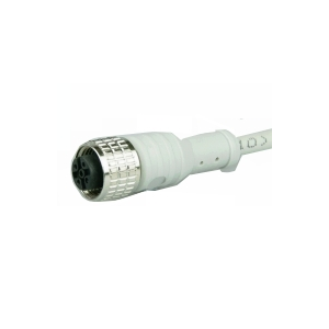 M12 4-Pin In-Line Connector with 5m Cable