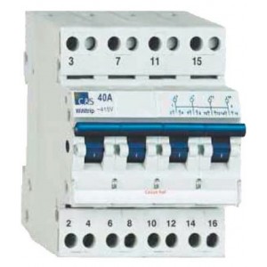 40A 4P Three Position Change Over Switch