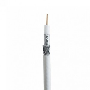 RG6 Coaxial Cable 1.02MM CCS 60% Al Braid with Jelly 100M