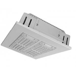100W 6000K Recessed Gas Station Canopy LED Light (100-277VAC)